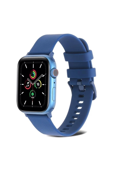Pazariz Apple Watch Uyumlu3 4 5 6 7 8 38mm 40mm 41mm Silikon Kordon