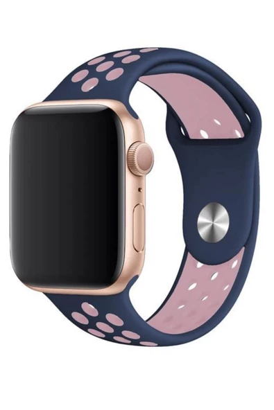 Pazariz Apple Watch Uyumlusilikon Delikli Kordon Kayış 42-44 Mm ürün görseli 1