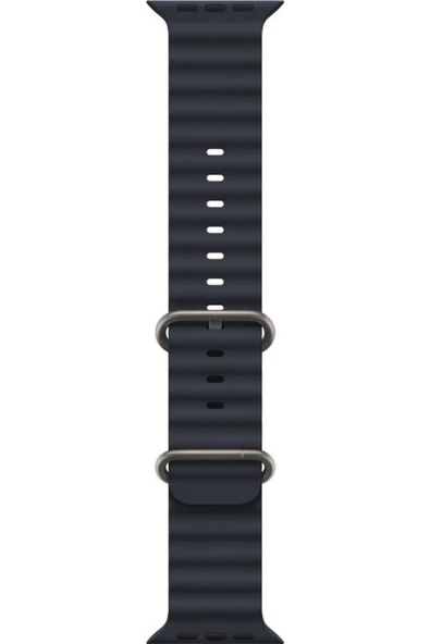 Pazariz Apple Watch Uyumlu42mm 44mm 45mm 49mm 1/2/3/4/5/6/se/7/8/ultra Kordon Silikon Kordon - Resim 2