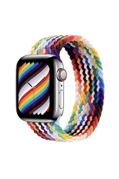 Pazariz Apple Watch Uyumlu42 / 44mm Örgülü Esnek Kordon ürün görseli 1