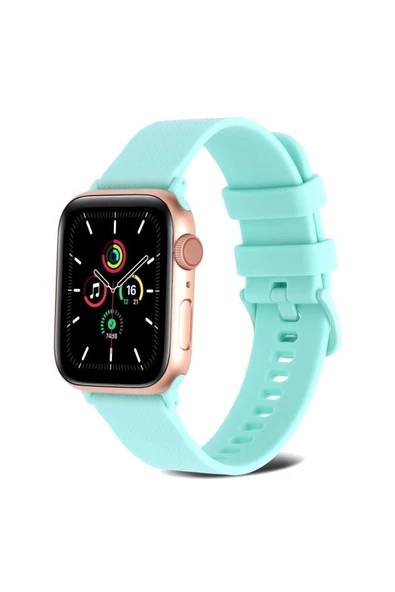 Pazariz Apple Watch Uyumlu3 4 5 6 7 8 38mm 40mm 41mm Silikon Kordon ürün görseli 1