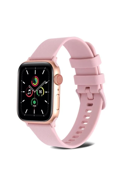 Pazariz Apple Watch Uyumlu3 4 5 6 7 8 38mm 40mm 41mm Silikon Kordon ürün görseli 1