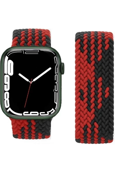 Pazariz Apple Watch Uyumlu38mm 40mm 41mm 1/2/3/4/5/6/se/7/8 Kordon Örgü Kordon 32 12 - Resim 2