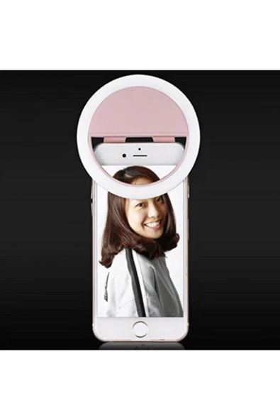 Pazariz Selfie Işığı Pembe - Resim 2