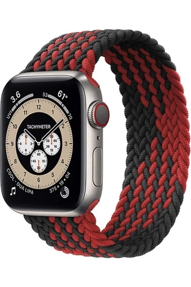 Pazariz Apple Watch Uyumlu38mm 40mm 41mm 1/2/3/4/5/6/se/7/8 Kordon Örgü Kordon 32 12 ürün görseli 1