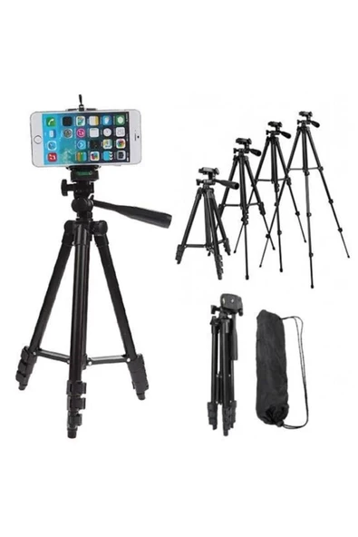 Pazariz Tripod 3120 102 Cm Fotoğraf Makinesi Kamera Tripod Telefon Tripo