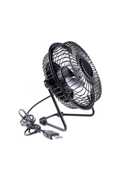 Pazariz Usb Fan Usb Vantilatör Usb Mini Fan Masaüstü Taşınabilir Metal Pervane Mini Vantilatör