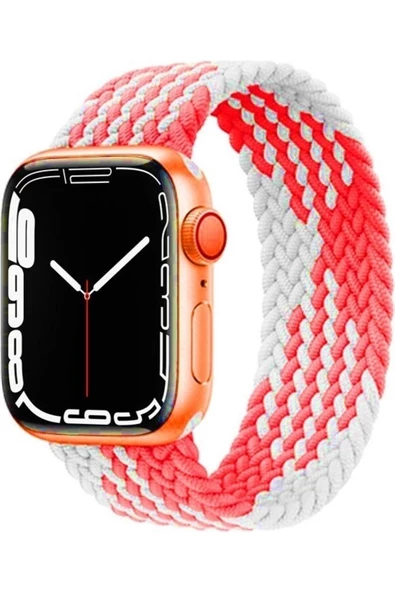 Pazariz Apple Watch Uyumlu38mm 40mm 41mm 1/2/3/4/5/6/se/7/8 Kordon Örgü Kordon 32 12 ürün görseli 1