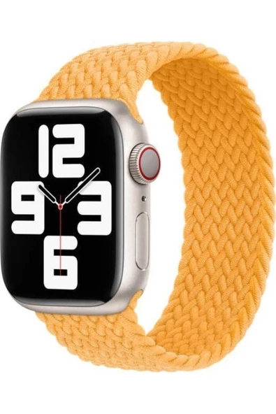 Pazariz Apple Watch Uyumlu38mm 40mm 41mm 1/2/3/4/5/6/se/7/8 Kordon Örgü Kordon 32 12 ürün görseli 1