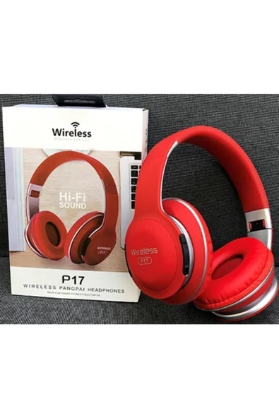 Pazariz P17 Wireless Bluetooth 5.0+ Edr Kulak Üstü Kulaklık - Resim 2