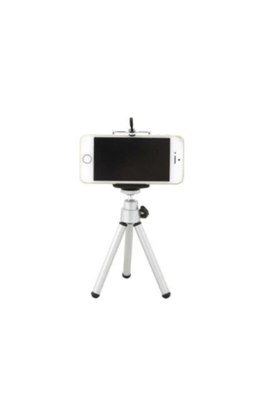 Pazariz Teleskopik Tripod  Telefon Başlığı Hediyeli