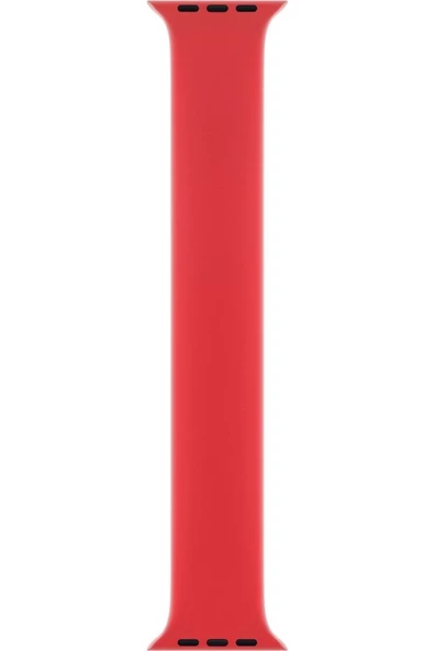 Pazariz Apple Watch Uyumluseries 8 41mm Kordon, Silicone Elastic Band (size, 135mm) Kırmızı - Resim 2