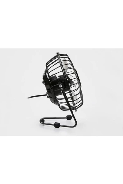 Pazariz As-f20 Masaüstü Metal Siyah Usb Fan - Resim 2