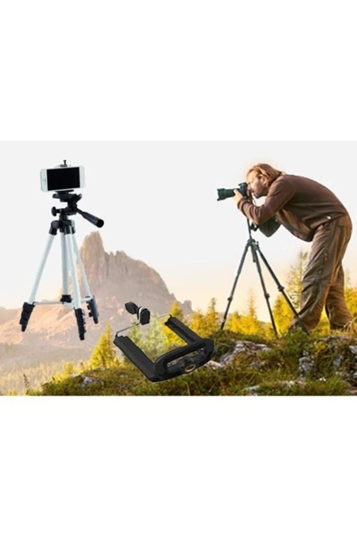 Pazariz Cep Telefonu Kamera Tripodu 140 Cm Tripod Ayağı