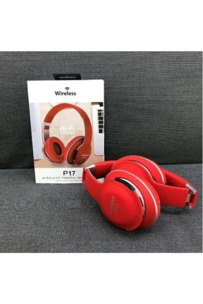 Pazariz P17 Wireless Bluetooth 5.0+ Edr Kulak Üstü Kulaklık - Resim 3