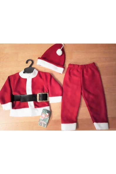 Pazariz Erkek Çocuk Noel Baba Kostümü Noel Kıyafeti Yılbaşı Yeni Yıl Hediyesi