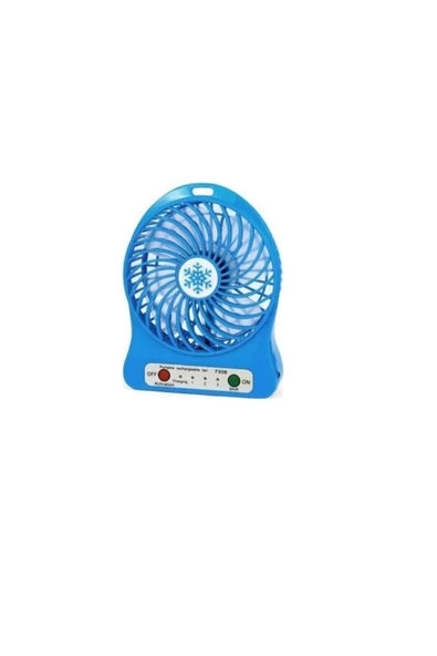 Pazariz 3 Kademeli Şarjlı Masa Üstü Usb Mini Taşınabilir Vantilatör Fan