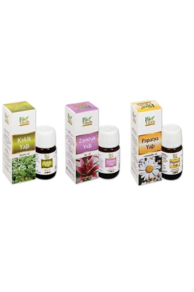 Pazariz Kekik Zambak Papatya-aromatik Masaj-cilt Bakım Yağ Seti ürün görseli 1