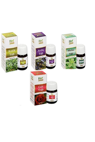 Pazariz Kekik Ardıç Melisa Gül-aromatik Masaj-cilt Bakım Yağ Seti ürün görseli 1