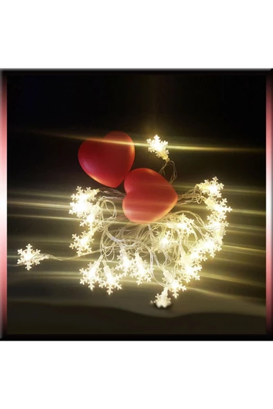 Pazariz Yılbaşı Hediye Seti - 3mt Kartanesi Led+2 Kalp Led ürün görseli 1