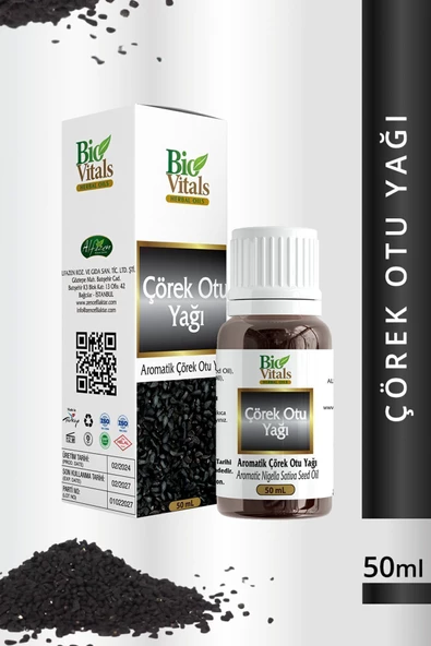 Pazariz Biovitals Çörek Otu Yağı 50 ml ürün görseli 1