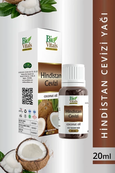 Pazariz Hindistan Cevizi Yağı 20 Ml