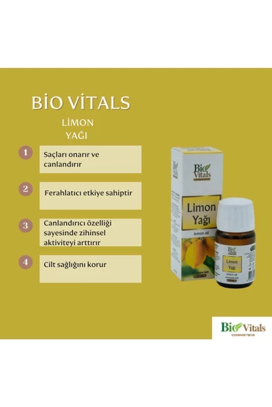 Pazariz Limon Yağı 20ml - 2