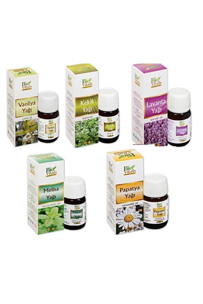 Pazariz Vanilya Kekik Lavanta Melisa Papatya-aromatik Masaj-cilt Bakım Yağ Seti ürün görseli 1