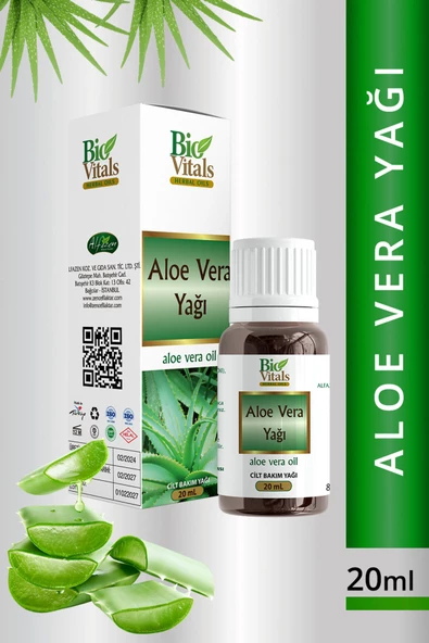 Pazariz Aloe Vera Yağı 20 ml ürün görseli 1