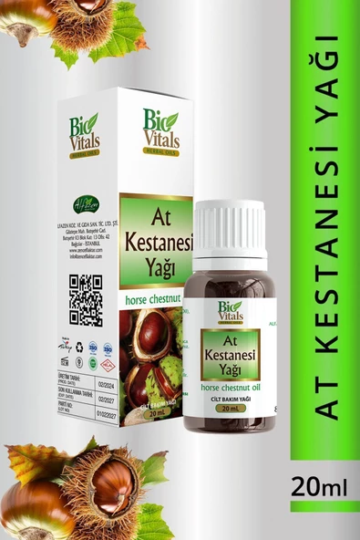 Pazariz At Kestanesi Yağı 20ml ürün görseli 1