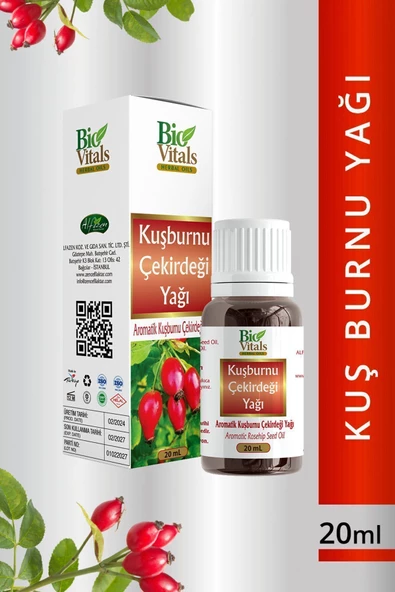 Pazariz Kuşburnu Çekirdeği Yağı 20ml ürün görseli 1