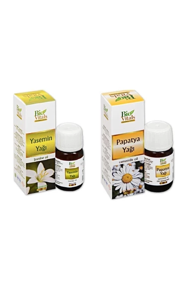 Pazariz Yasemin Ve Papatya Aromatik Masaj Cilt Bakım Yağ Seti 20 Ml ürün görseli 1