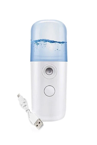 Pazariz Soğuk Buhar Spreyi Klima Etkili Yüz Cilt Bakım Spreyi Şarjlı Taşınabilir - 2