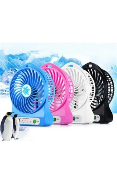 Pazariz Pazarız 3 Kademeli Masa Üstü Ve Araç Şarjlı Mini Vantilatör Fan Pervane - Resim 3
