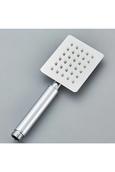 Pazariz Pazarız Paslanmaz Çelik Kırılmaz Duş Başlığı Kare Su Tasarruflu El Duşu - Resim 2