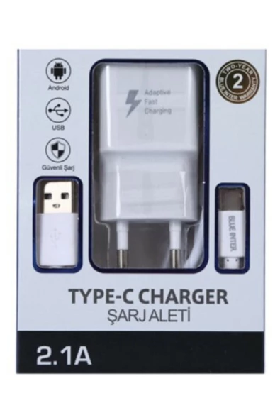 Pazariz Typ-c Şarj Aleti Samsung, Huawei, Xiaomi Uyumlu Takım Şarj Aleti