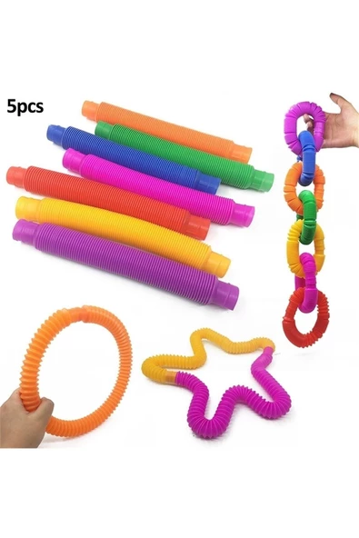 Pazariz Pop Tube ( 7 Adet Pop Tubes Oyun Boruları )