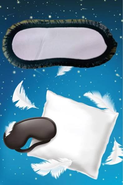 Pazariz Uyku Göz Bandı Maskesi Işık Önleyici Gözlük Maske Bant Eye Mask - 2