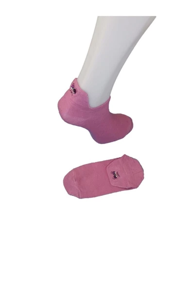 Pazariz Emojili Çorap Pembe 3 Lü ürün görseli 1