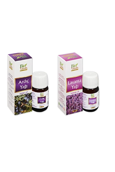 Pazariz Ardıç ve Lavanta Aromatik Masaj Cilt Bakım Yağ Seti 20 ml ürün görseli 1