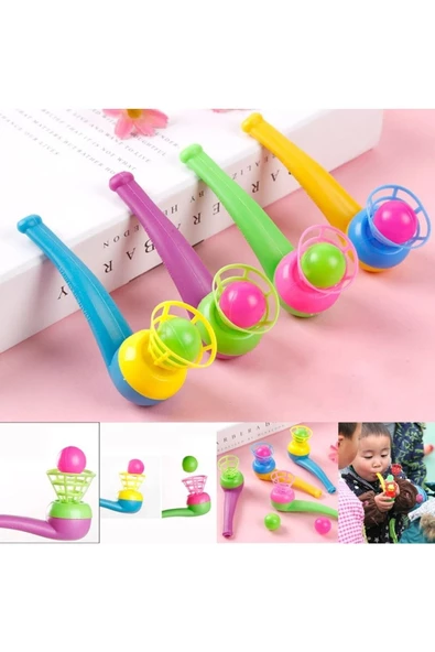 Pazariz Saksafon Pipet Top Üfleme Oyunu Eğitici Oyuncak Retro Nostaljik Oyuncak1 Adet - 2