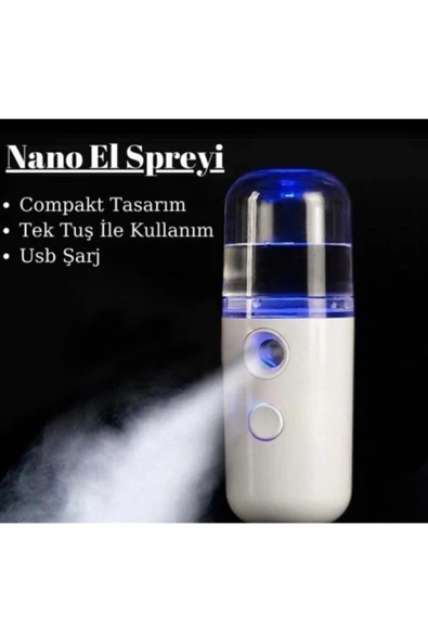 Pazariz Sandal Ağacı Yağı Serinletici 30ml Nano Mini El Buhar Püskürtücü