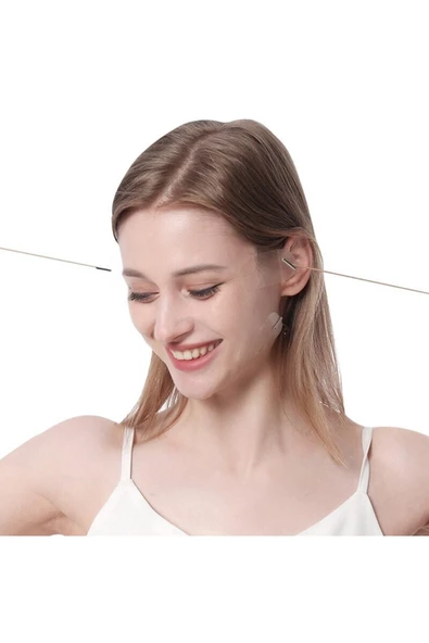 Pazariz 40 Adet Ipli Yüz-kaş-göz-boyun Germe Bantı Ipli Vücut Gerdirme Bantları Kaz Ayağı Lifting - Resim 3