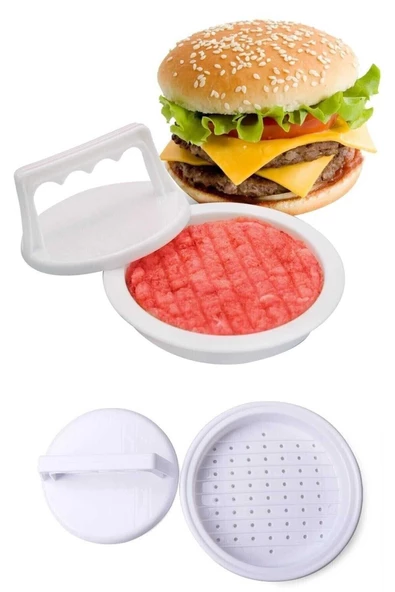 Pazariz Hamburger Press Ve Köfte Kalıbı Hamburger Köfte Şekillendirici Hamburger Yapma Aparatı ürün görseli 1