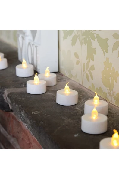 Pazariz Pilli Led Mum - 4 Adet