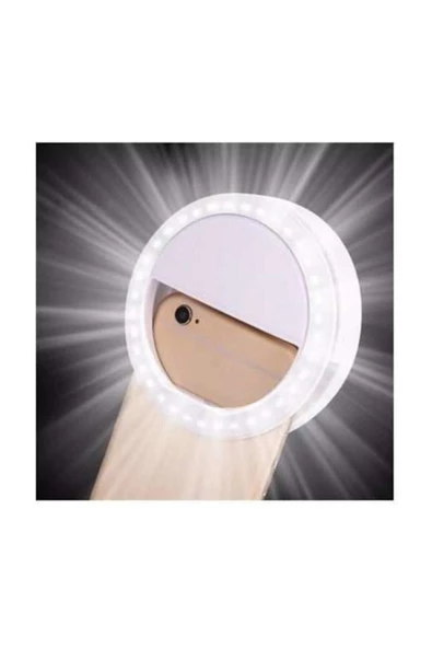 Pazariz Selfie Işığı Ring Light Led Flash Beauty Light Taşınabilir Ledli Işık - Resim 3