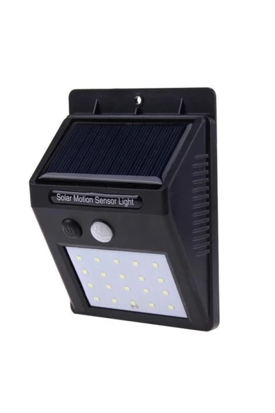 Pazariz Fotoseli Led Lamba Işık Sensörlü Güneş Enerjili Solar Duvar Kapı Kamp Bahçe - 2