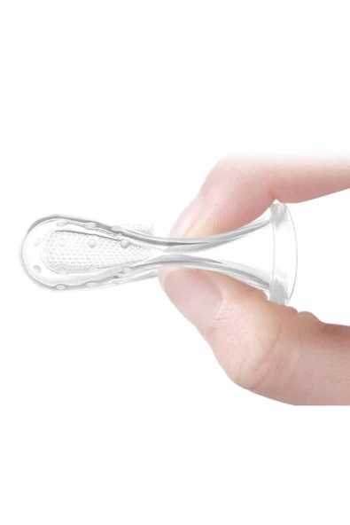 Pazariz Silikon Bebek Parmak Diş Fırçası - Finger Brush 0-3 Yaş - 2'li Paket - 2