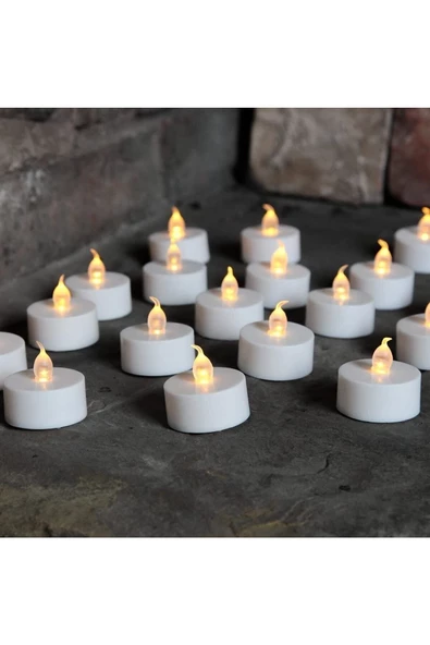 Pazariz Pilli Led Mum - 4 Adet - Resim 3