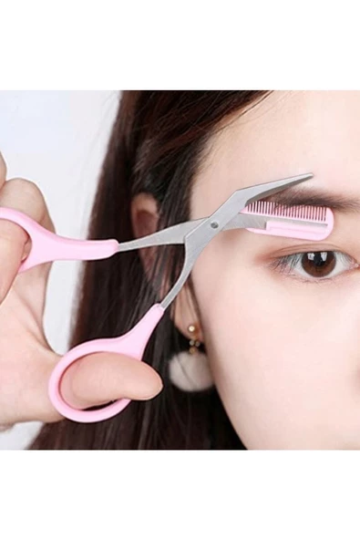 Pazariz Taraklı Kaş Makası Kaş Düzeltme Makası Mucize Pratik Ürün - 2